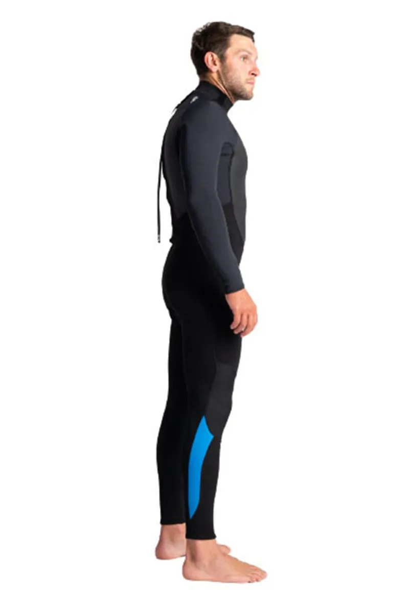 C-Skins Men's Element 3:2 Steamer Wetsuit Anthracite/Blue-5